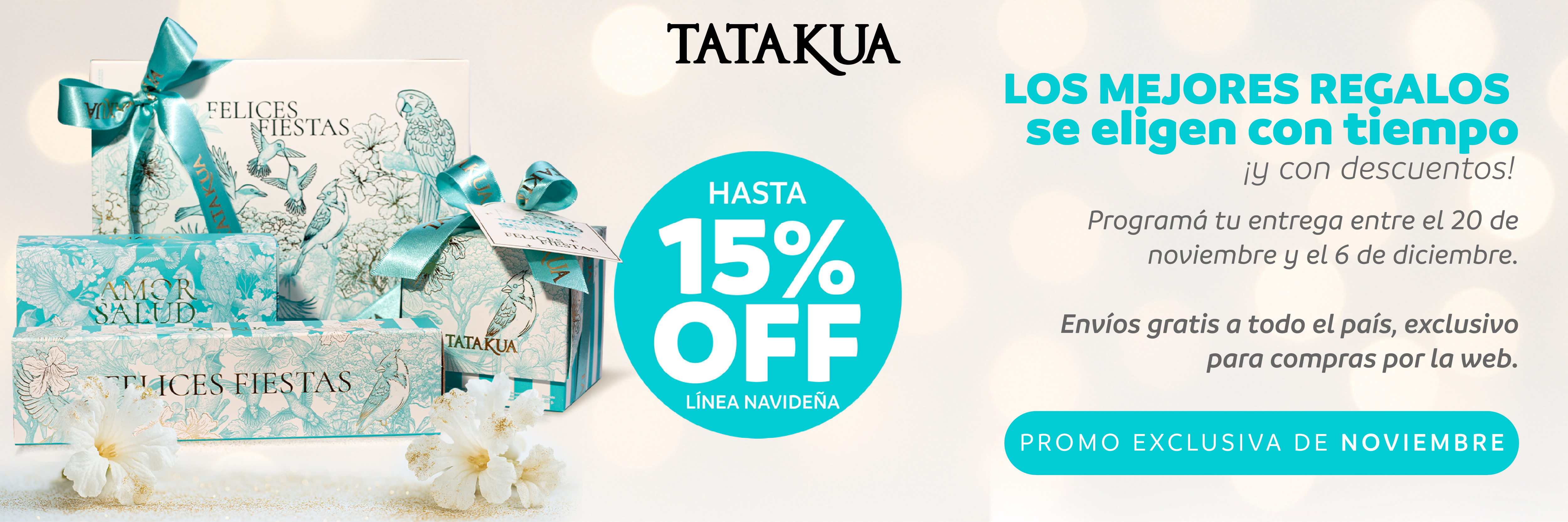 PRE VENTA NAVIDEÑA 15% OFF
